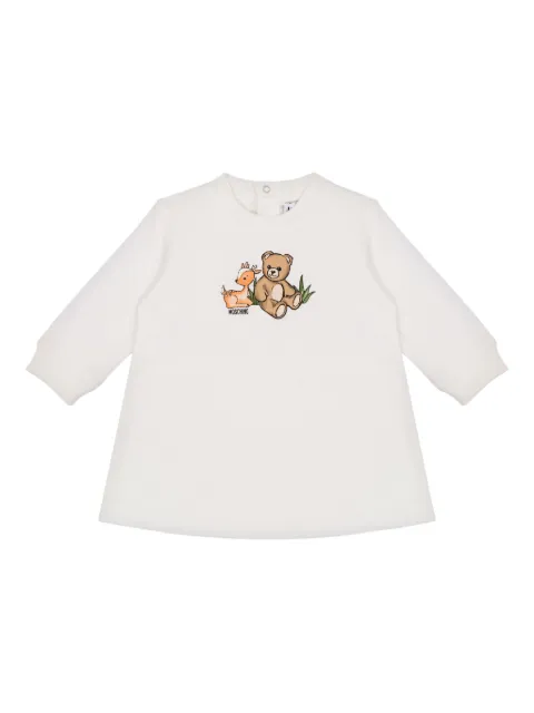 Moschino Kids animal-motif dress
