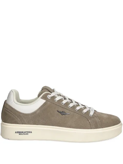 Aeronautica Militare leather sneakers
