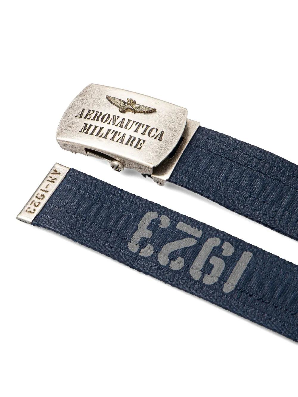 Aeronautica Militare Riem met logoplakkaat Blauw