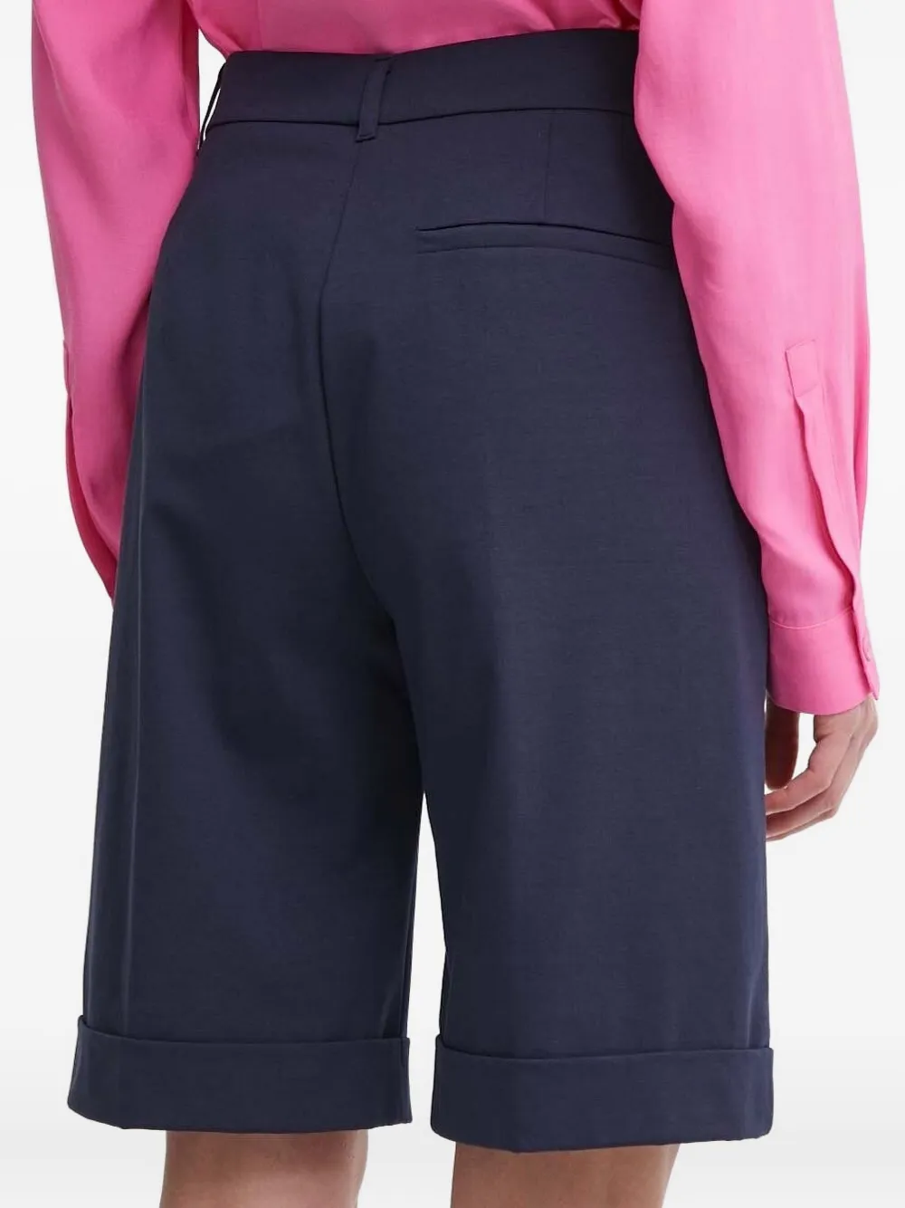 Aeronautica Militare Shorts met manchetten - Blauw