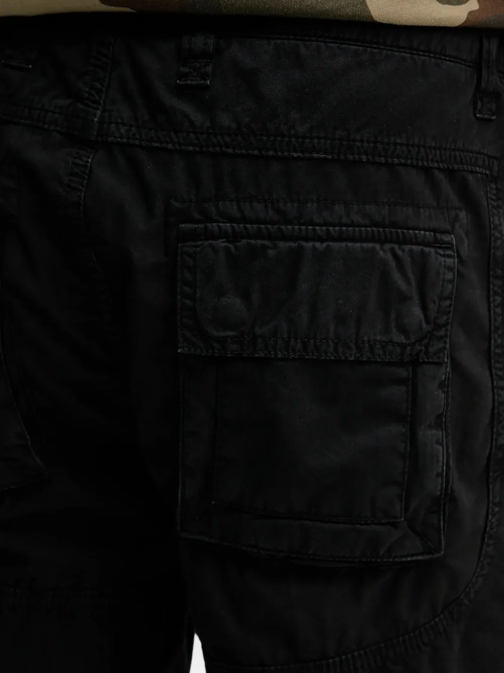 Aeronautica Militare Iconic Anti-G bermuda shorts met cargo zak Groen