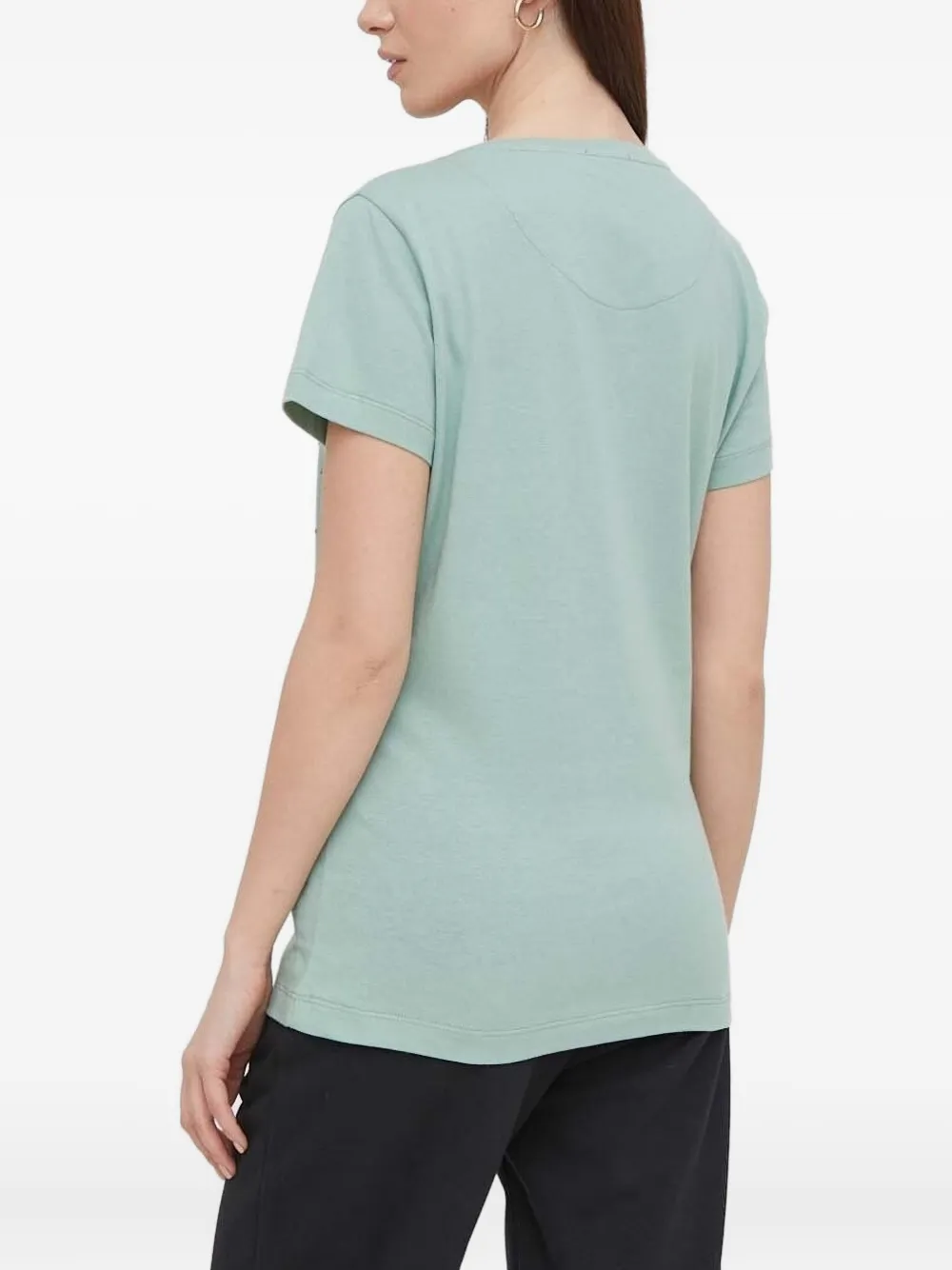 Aeronautica Militare Verfraaid T-shirt Groen