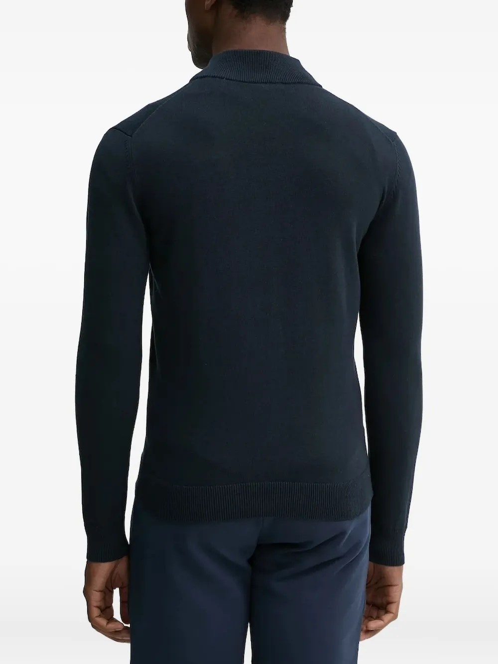 Aeronautica Militare zipped sweater - Blauw