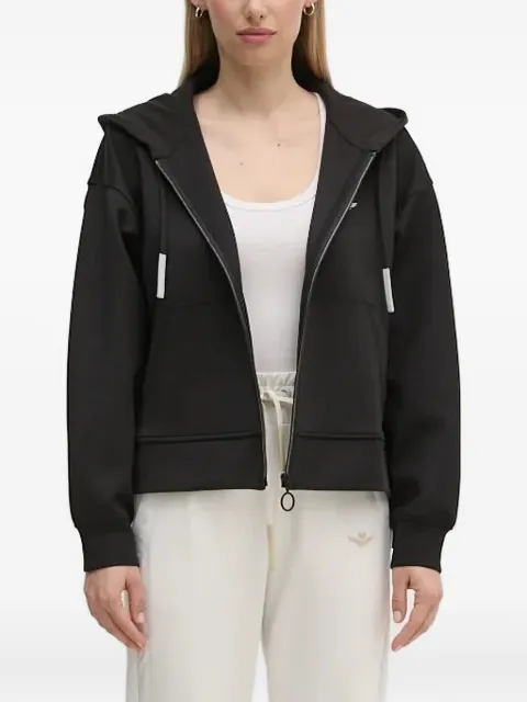 Aeronautica Militare hooded zip-up top