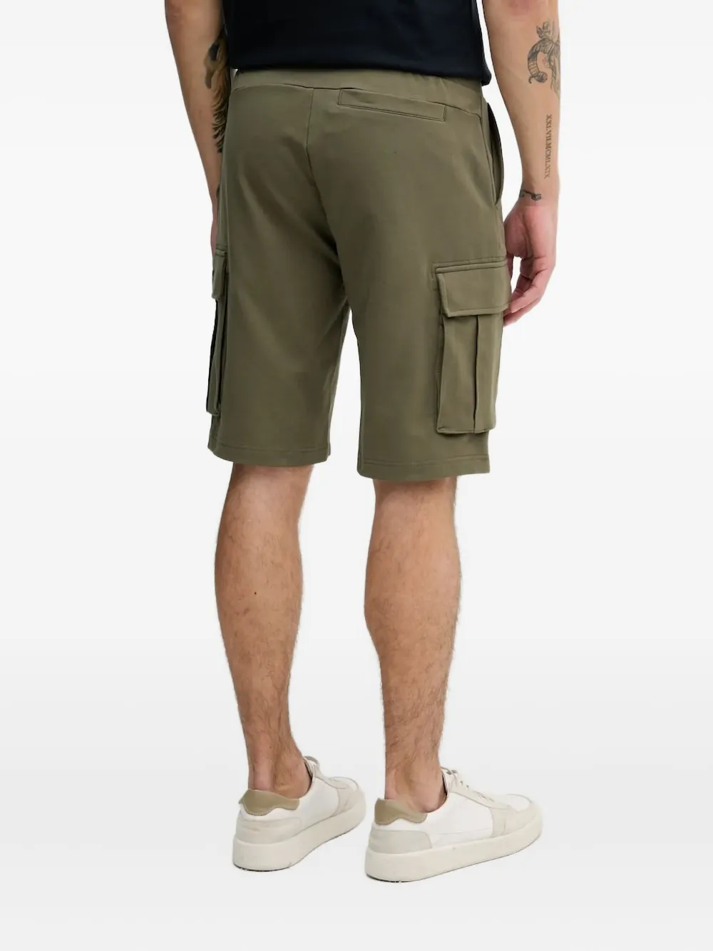 Aeronautica Militare Shorts met trekkoord - Groen