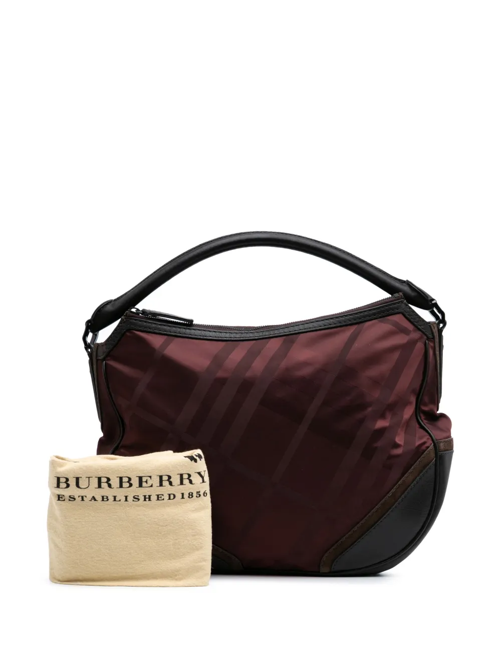 6548⑥バーバリー 1999年 Bear 未使用 Burberry Pre-Owned 2000-2017 トーナルチェック ナイロン