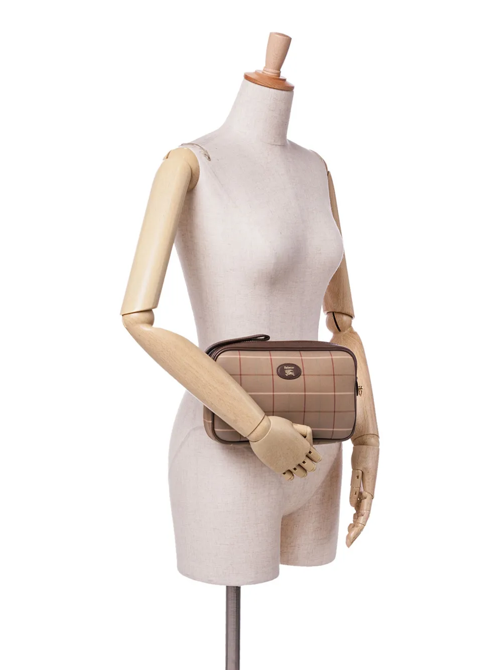 Burberry Pre-Owned 20th Century Vintage Check Canvas clutch bag | Pre-Owned | Image 2