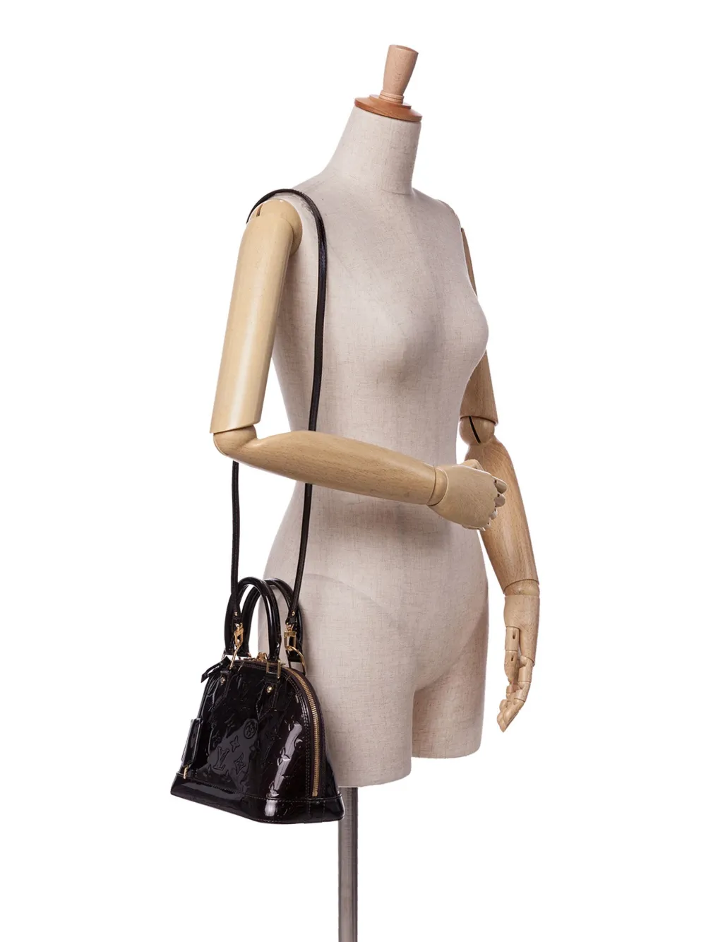 Louis Vuitton Pre-Owned 2013 Monogram Vernis Alma BB satchel | Pre-Owned | Image 2