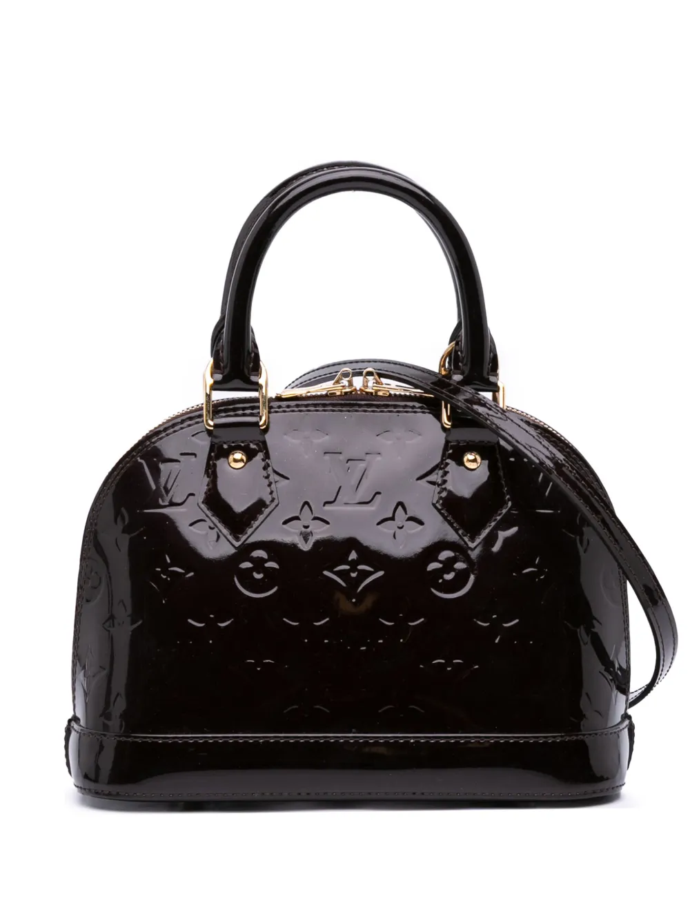 Louis Vuitton Pre-Owned 2013 Monogram Vernis Alma BB satchel | Purple | Image 1