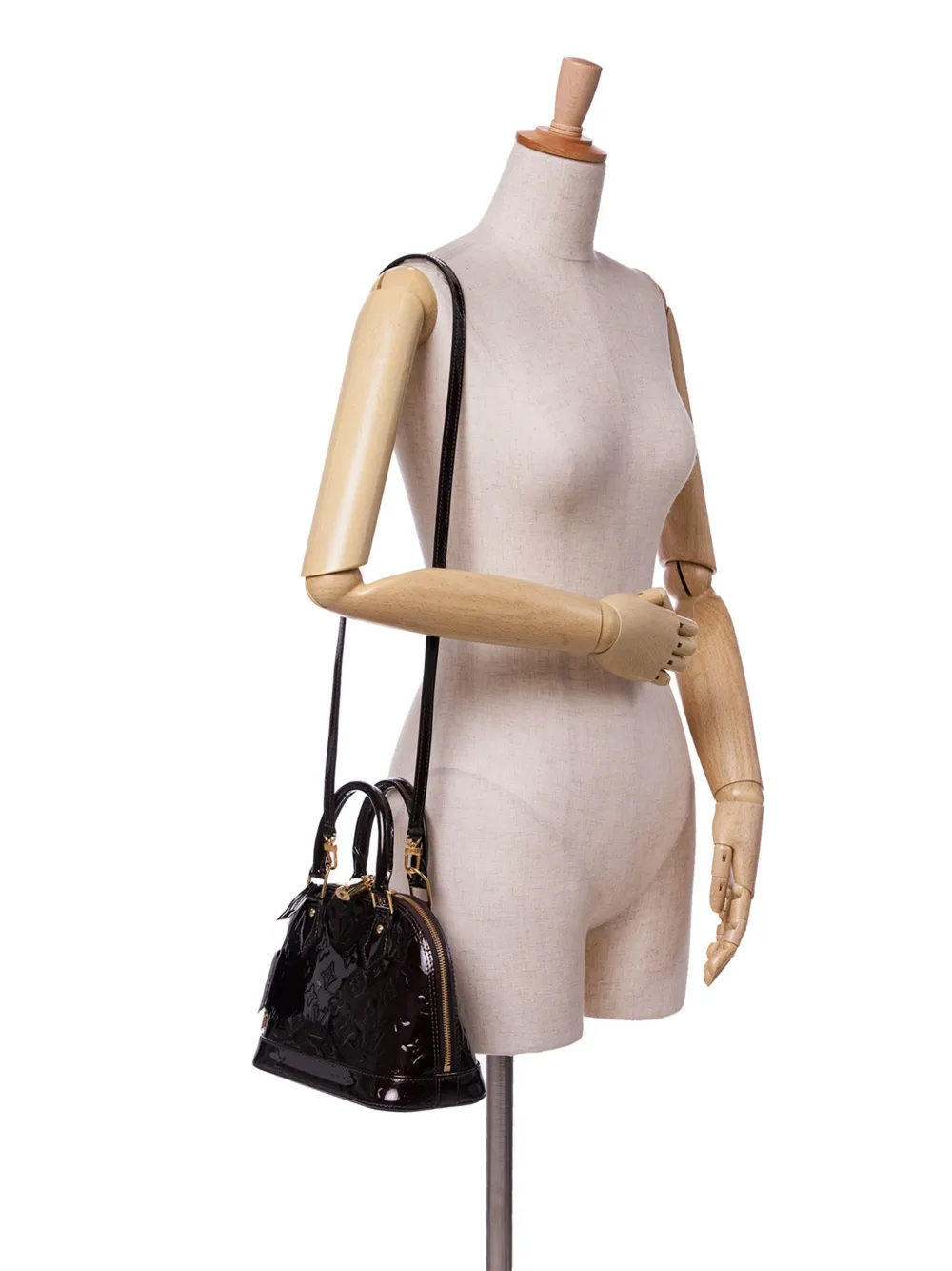 Louis Vuitton Pre-Owned 2016 Monogram Vernis Alma BB satchel | Pre-Owned | Image 2