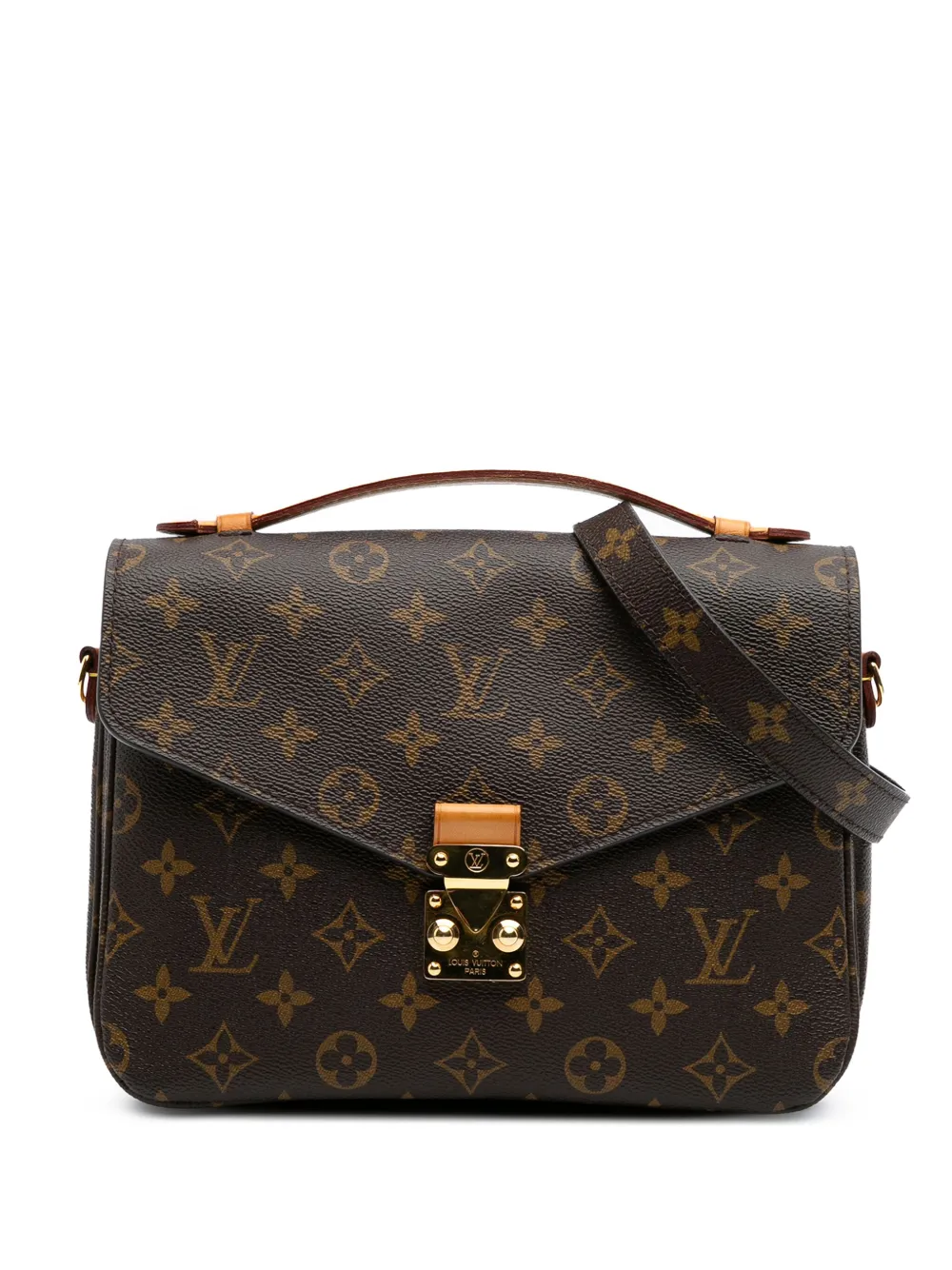 Louis Vuitton Pre-Owned 2021-2025 Monogram Pochette Metis satchel | Brown | Image 1