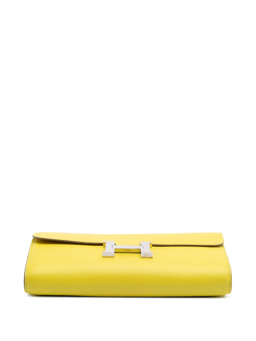 Pre-owned Hermes 2021 Evercolor Constance Wallet To Go Crossbody Bag