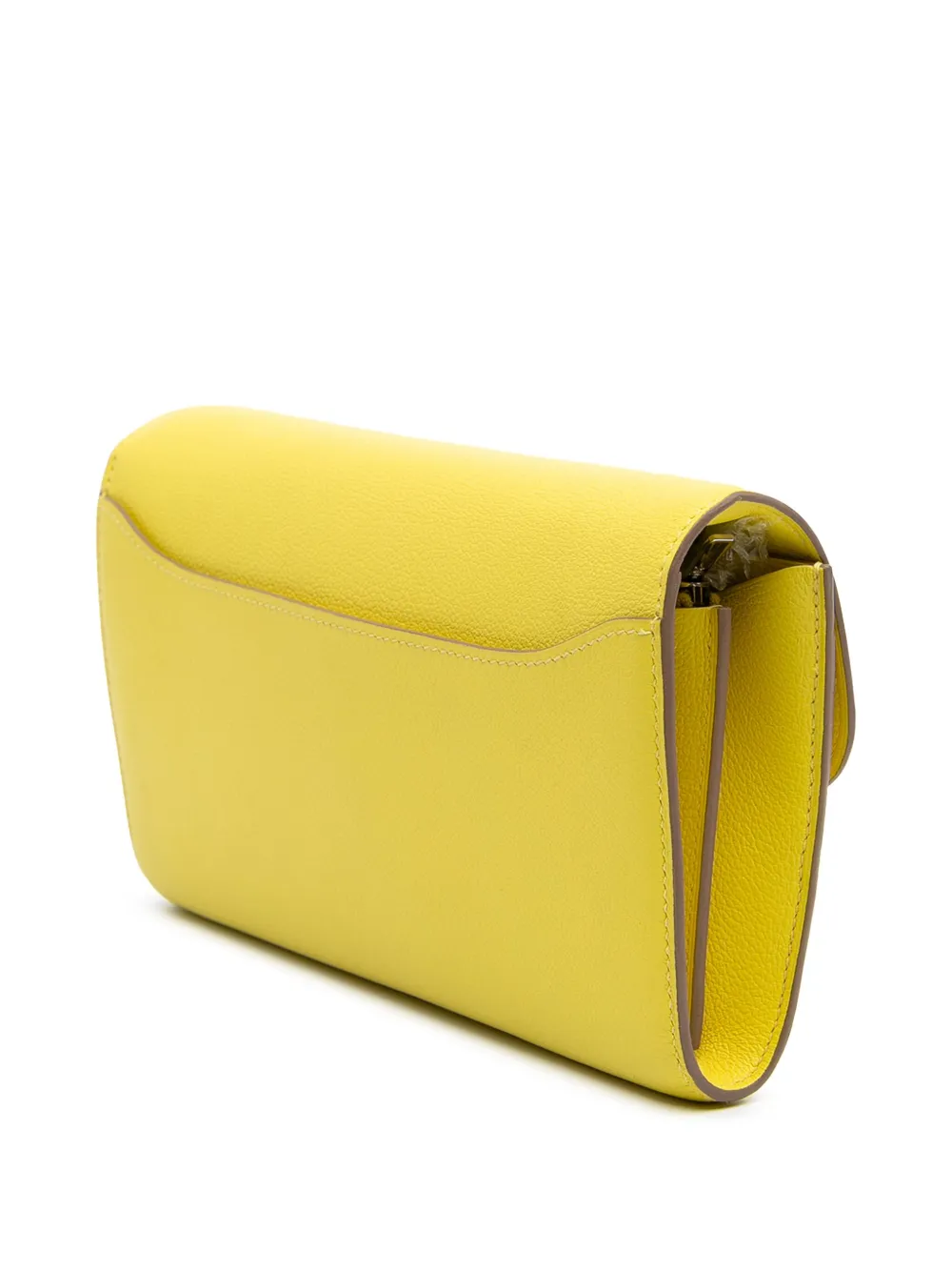 Pre-owned Hermes 2021 Evercolor Constance Wallet To Go Crossbody Bag