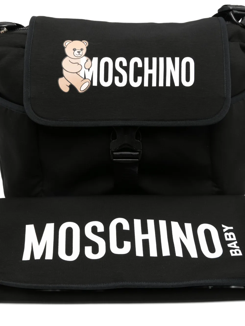 Moschino Kids MUX05NLDA3260100 nero 51%cotone 44%poliestere 5%elastan Zwart