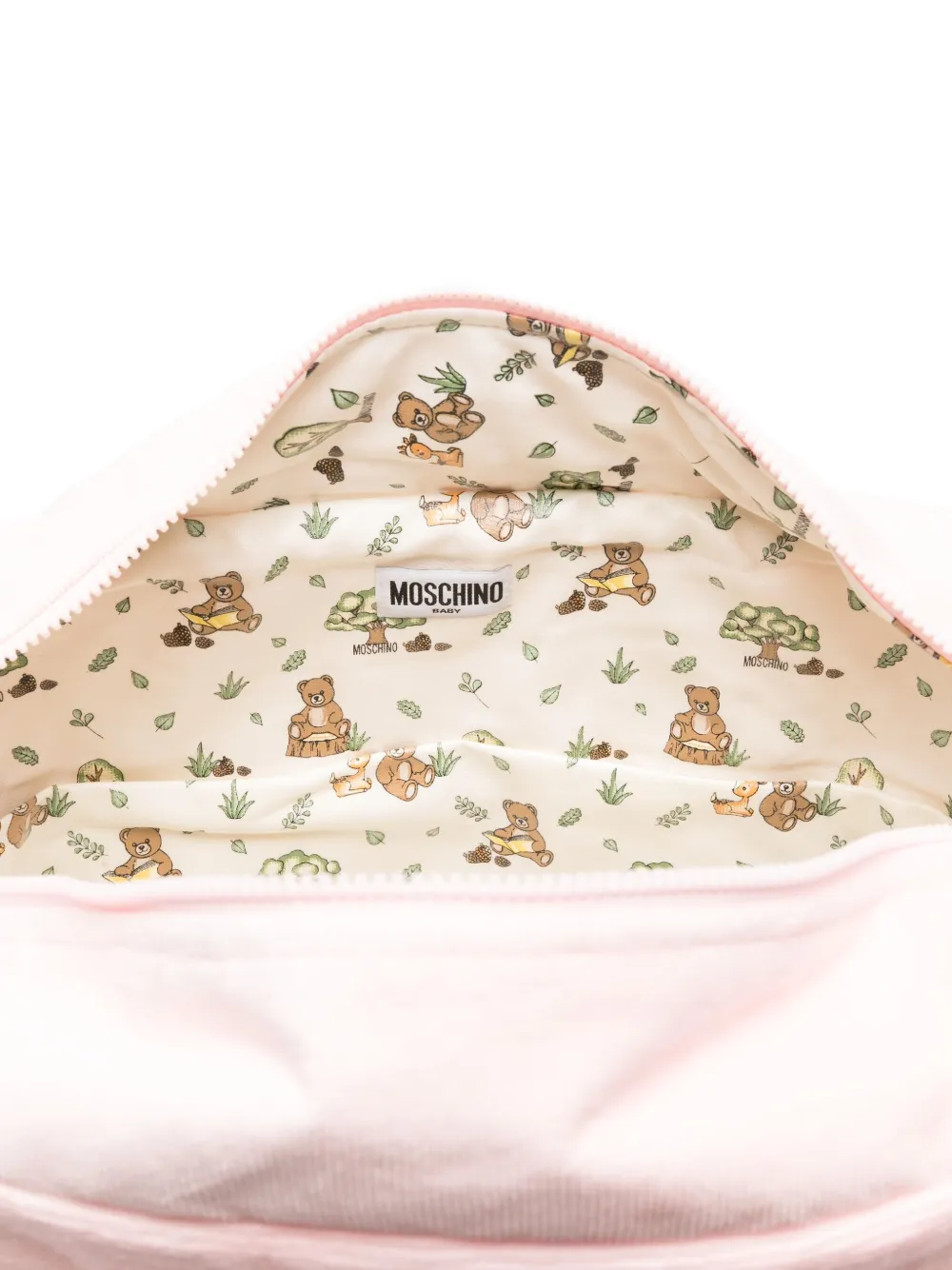 Moschino Kids ロゴ ペアレンツバッグ | ピンク | FARFETCH JP
