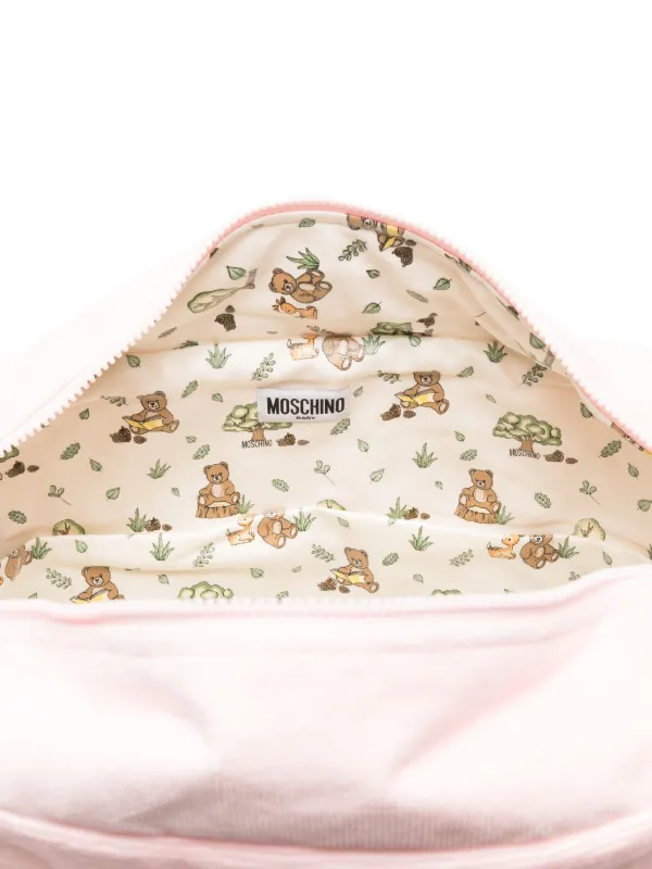 Moschino Kids ロゴ ペアレンツバッグ | ピンク | FARFETCH JP