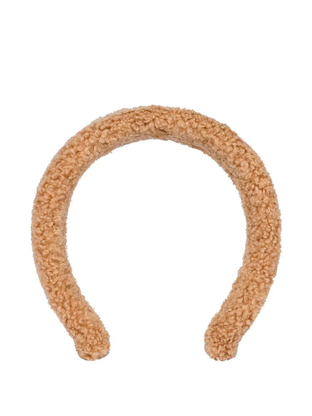 Moschino Kids Haarband met geborduurd logo Bruin