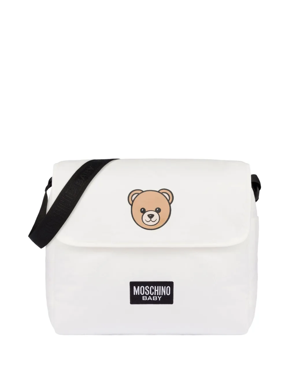 Moschino Kids Luiertas met teddybeerprint Wit