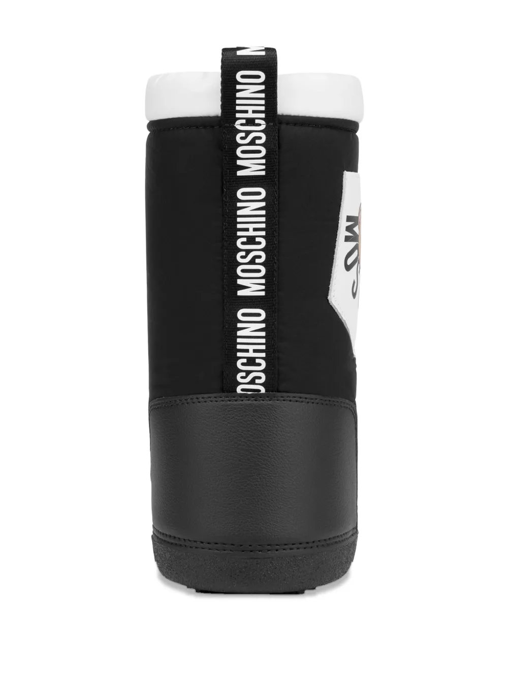Moschino Kids teddy-pocket snow boots Black