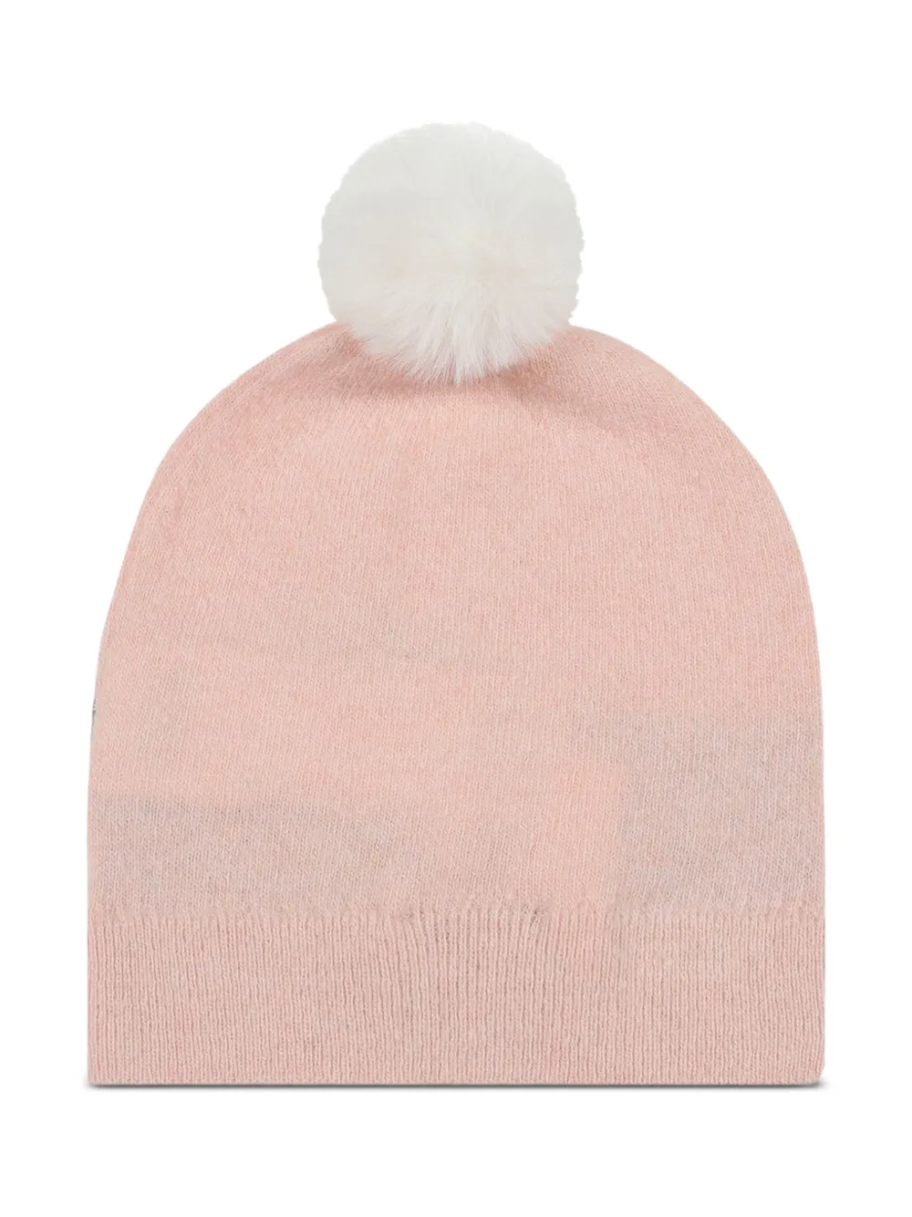 Moschino Kids Muts verfraaid met teddybeer en pompon Roze