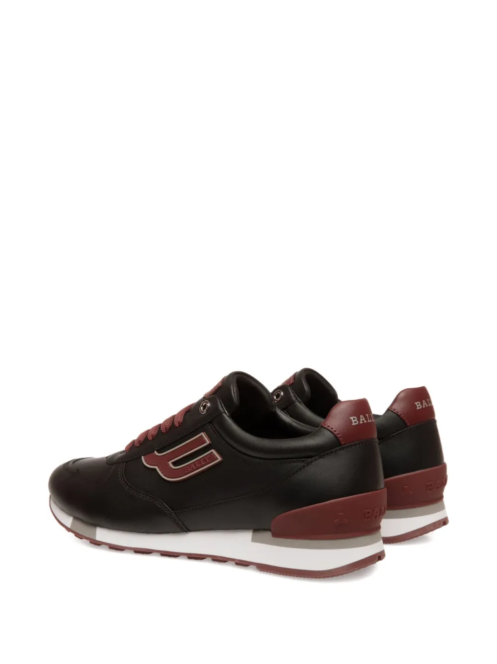 Bally Leren sneakers Zwart