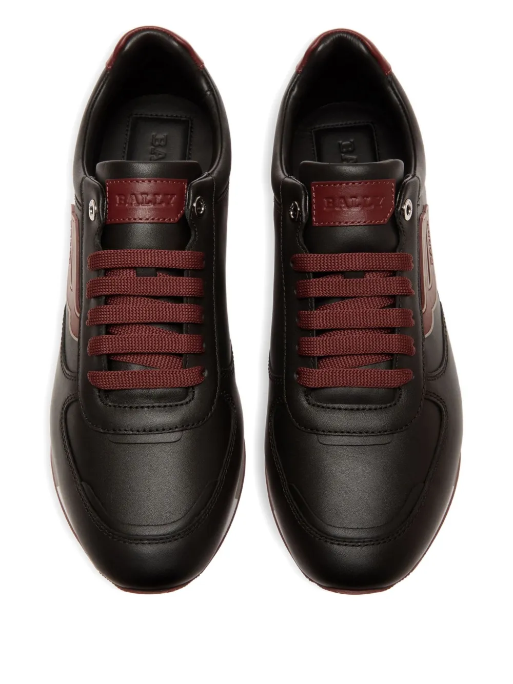 Bally Leren sneakers Zwart