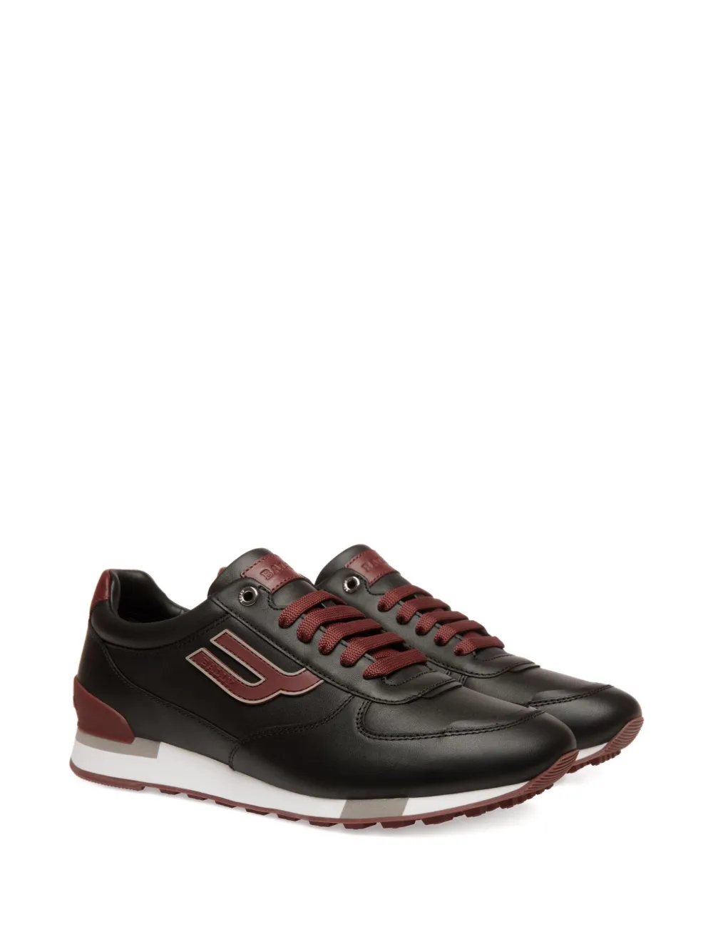 Bally Leren sneakers Zwart
