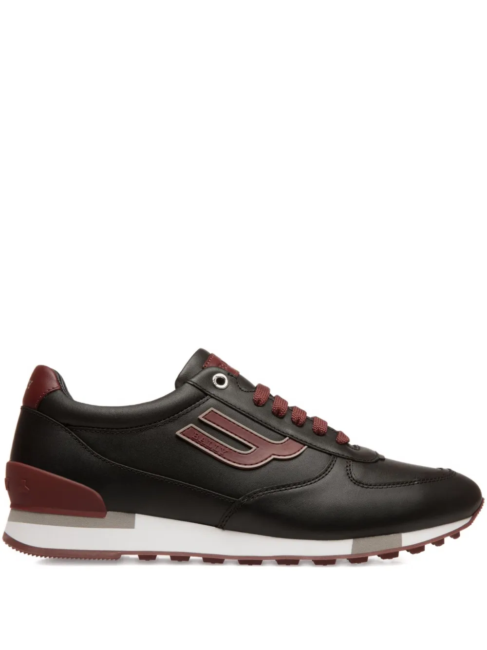 Bally Leren sneakers Zwart