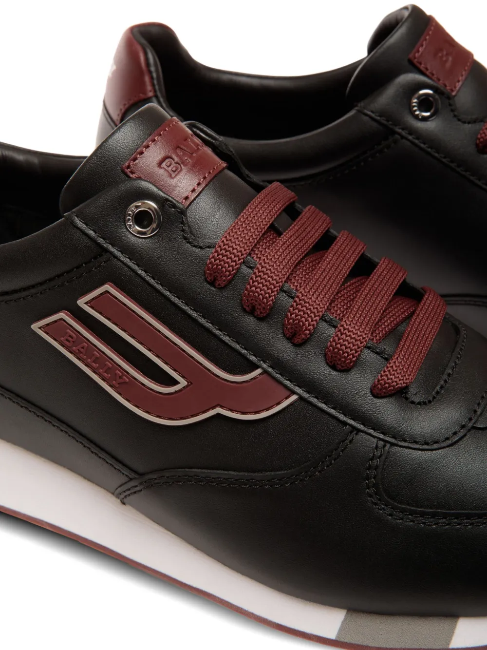 Bally Leren sneakers Zwart