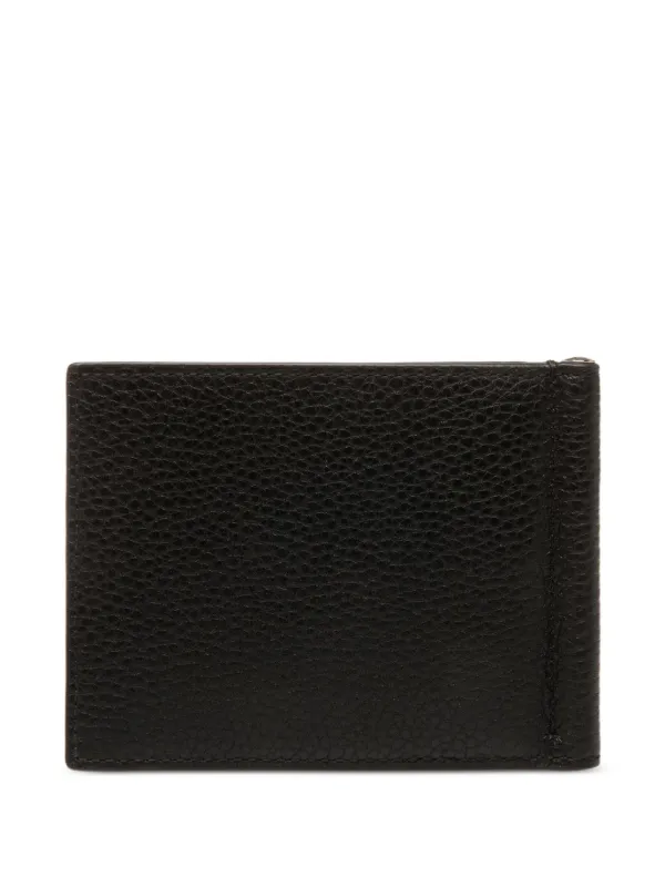 BALLY 二つ折りマネークリップ　レザー Bally マネークリップ レザー 財布 | ブラック | FARFETCH JP