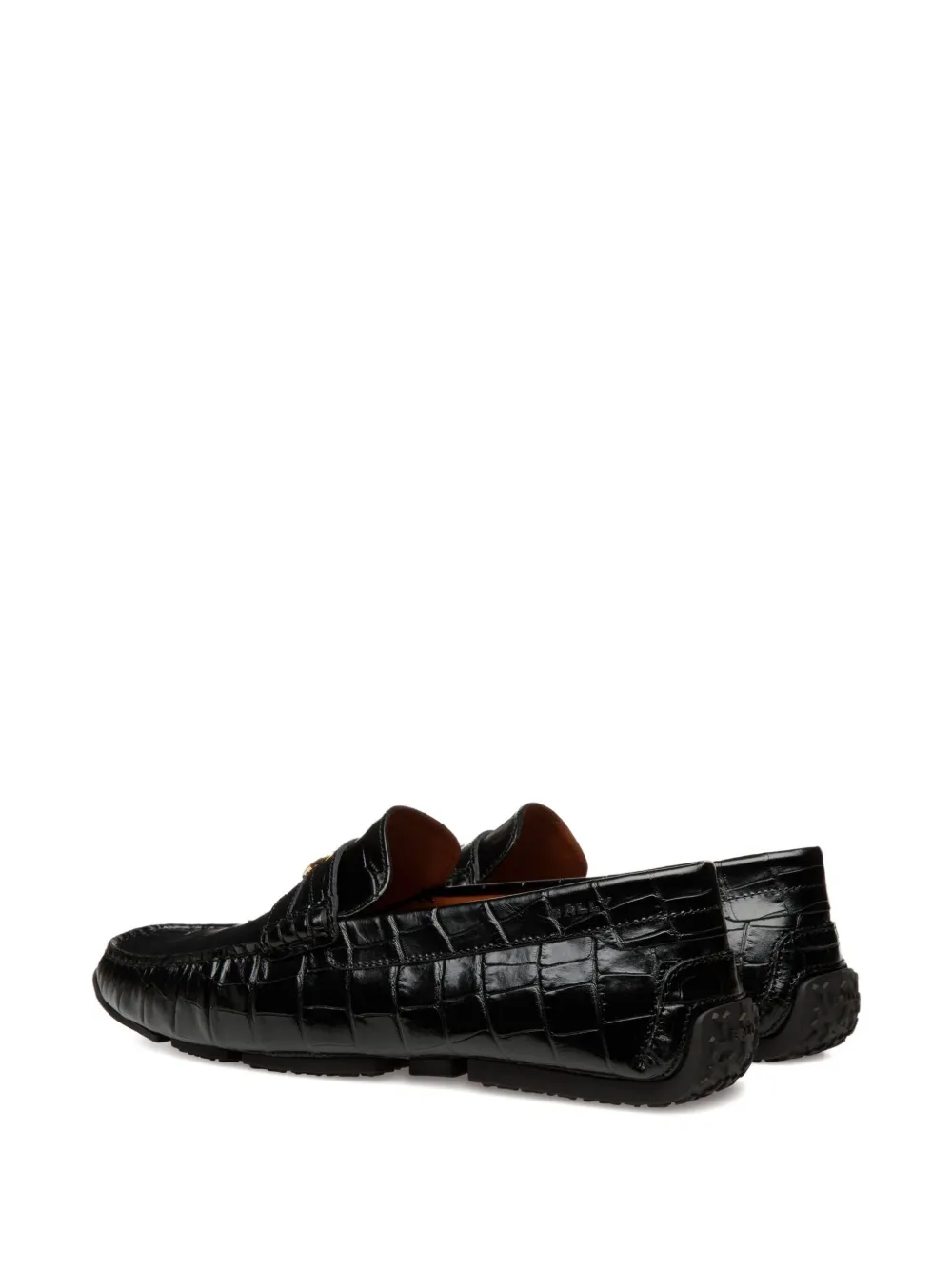 Bally Pilot Driver Loafers In Black