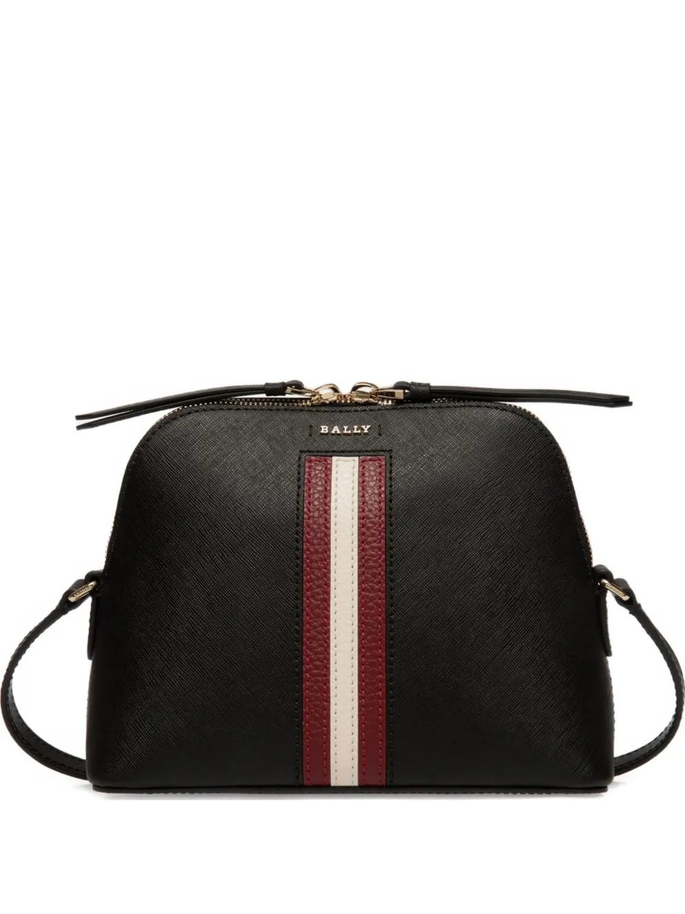 Bally embossed leather stripe-detail bag | Black | Image 1