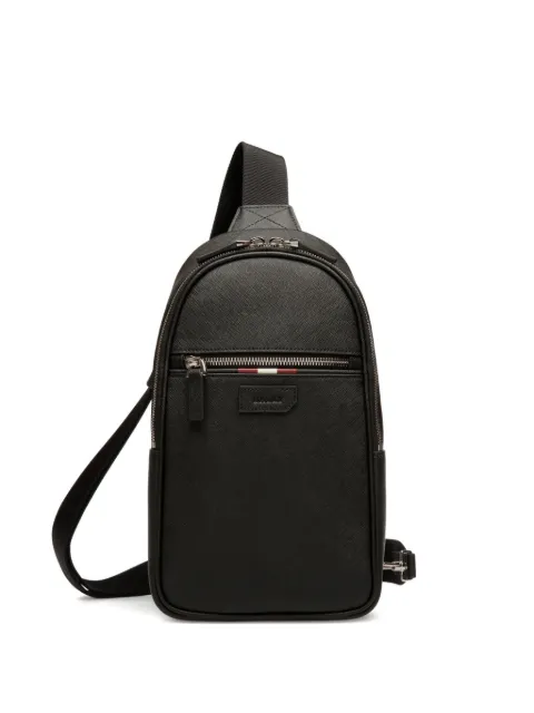 Bally leather sling backpack