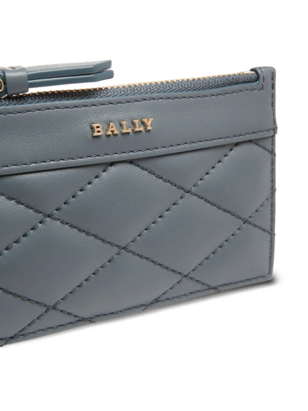Bally Gewatteerde pasjeshouder Grijs