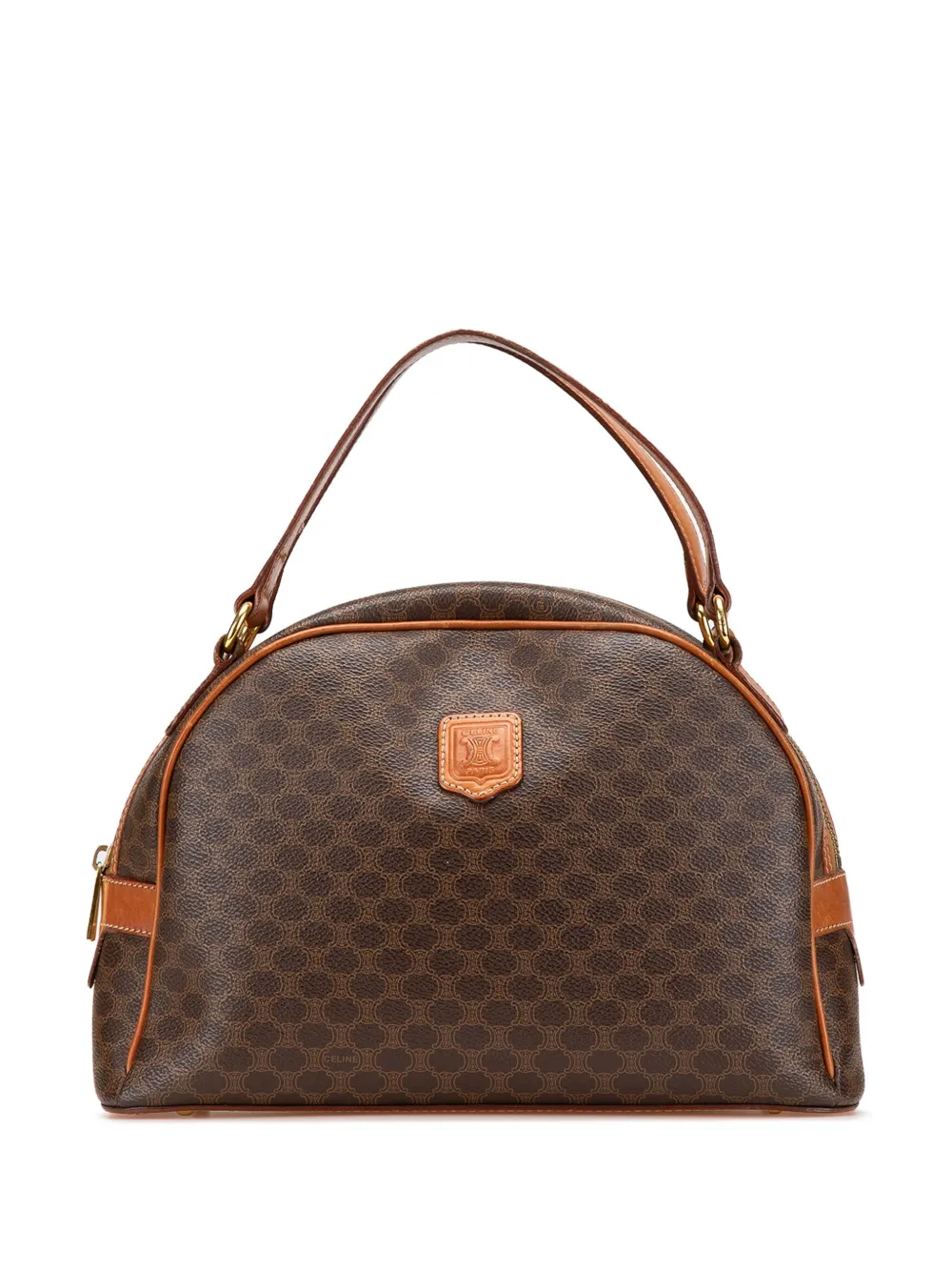Céline Pre-Owned 1997 Macadam Coated Canvas handbag | Brown | Image 1