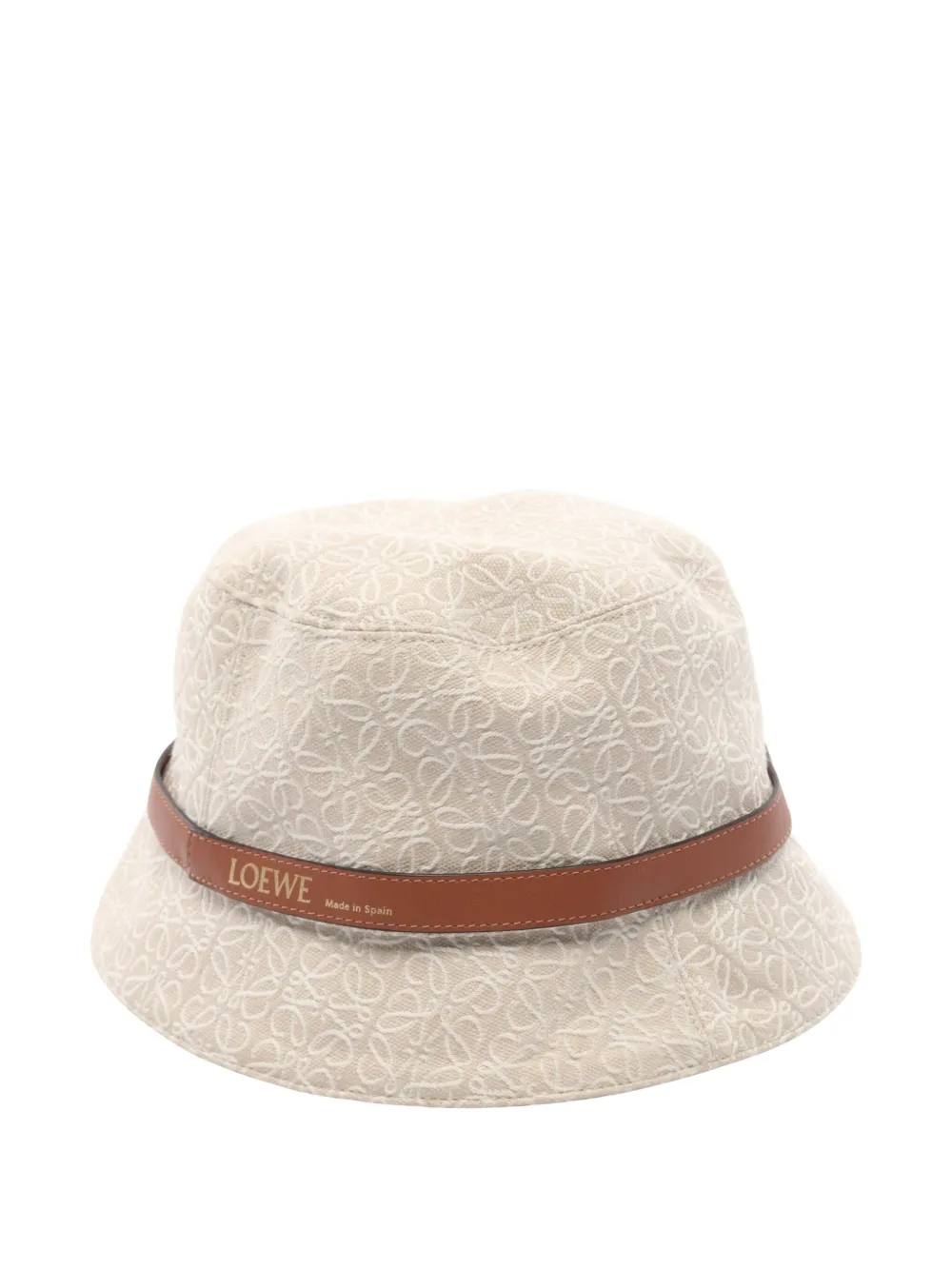 Loewe Pre-Owned 2010 Anagram jacquard bucket hat - ニュートラル Loewe Pre-Owned 2010 Anagram jacquard bucket hat - ニュートラル