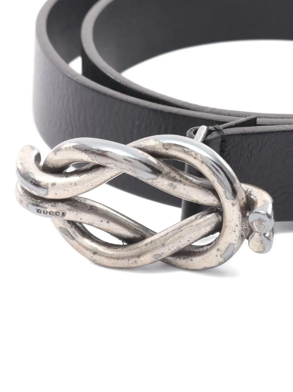 Gucci Pre-Owned 2000s leather knot belt | Image 2