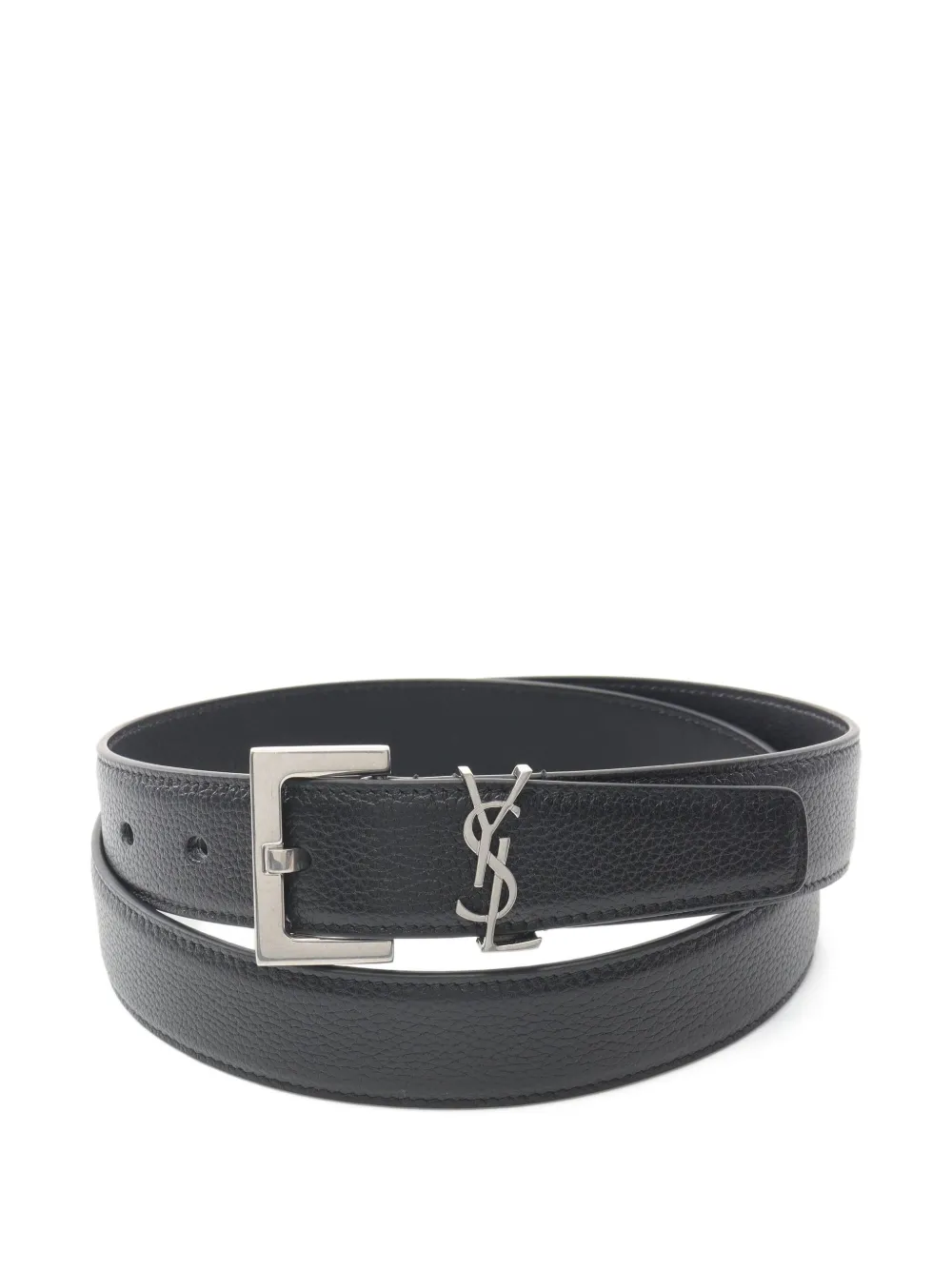 Saint Laurent Pre-Owned 2020 Cassandre belt | Black | Image 1