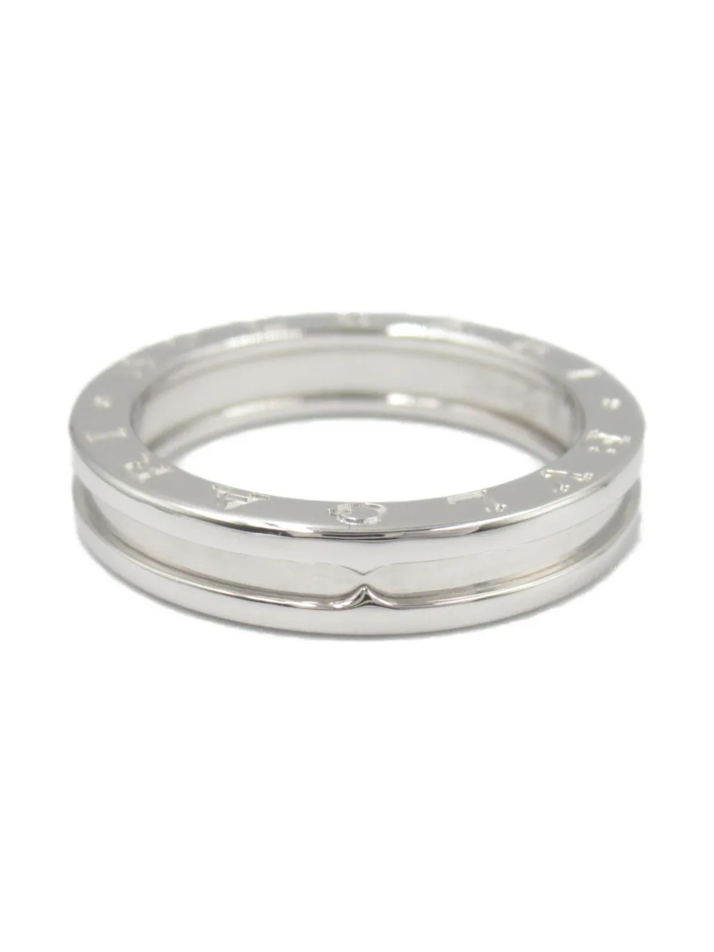 Bvlgari Pre-Owned 2010s 18K white gold B.Zero1 ring | Women | Image 2