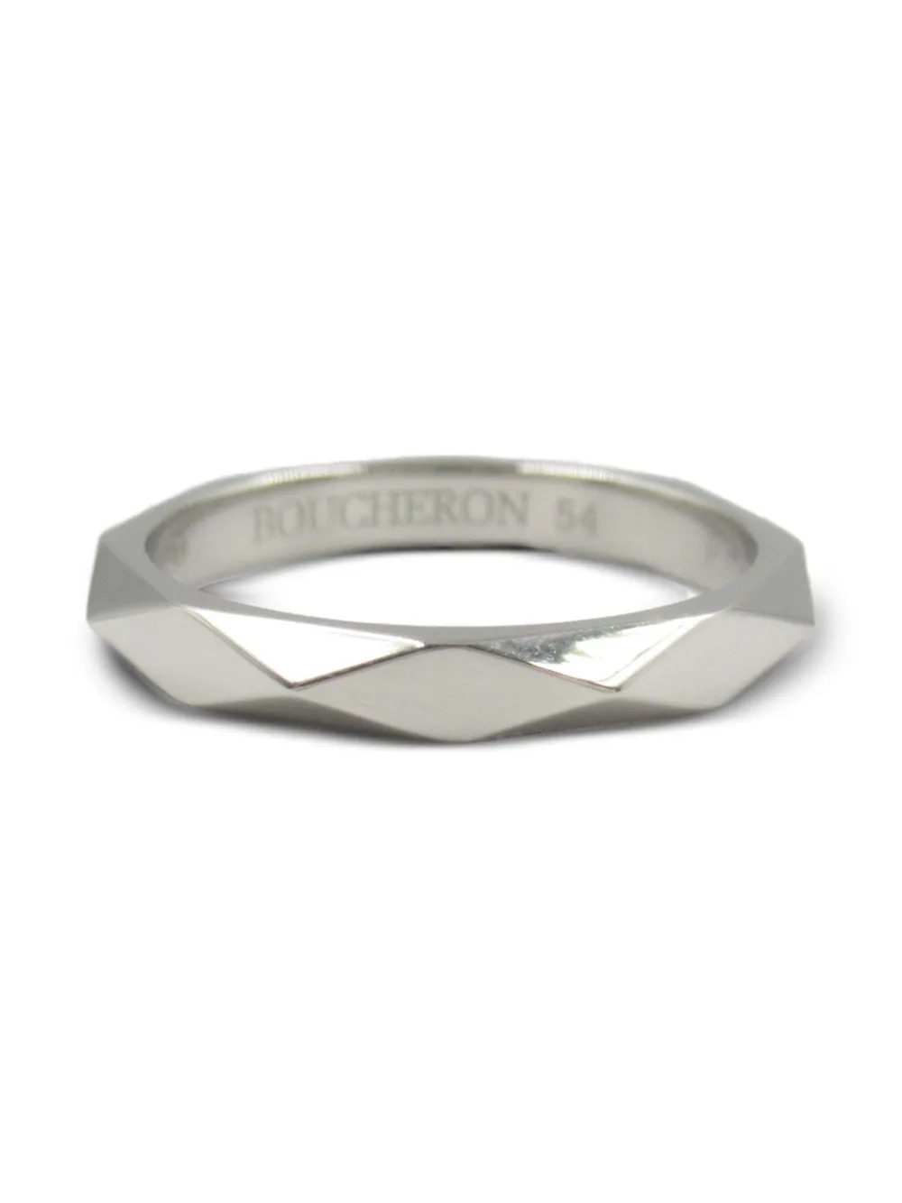 Boucheron Pre-Owned 10s Facet losangos ring | plateado | Image 1