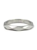 Boucheron Pre-Owned 10s Facet losangos ring - Silver