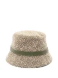 Loewe Pre-Owned 2010 Anagram jacquard bucket hat - Neutrals