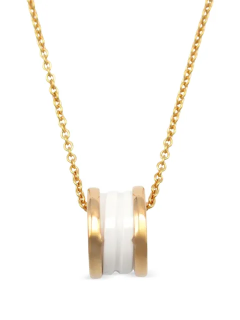 Bvlgari Pre-Owned 10's 18kt rose gold B.zero1 necklace