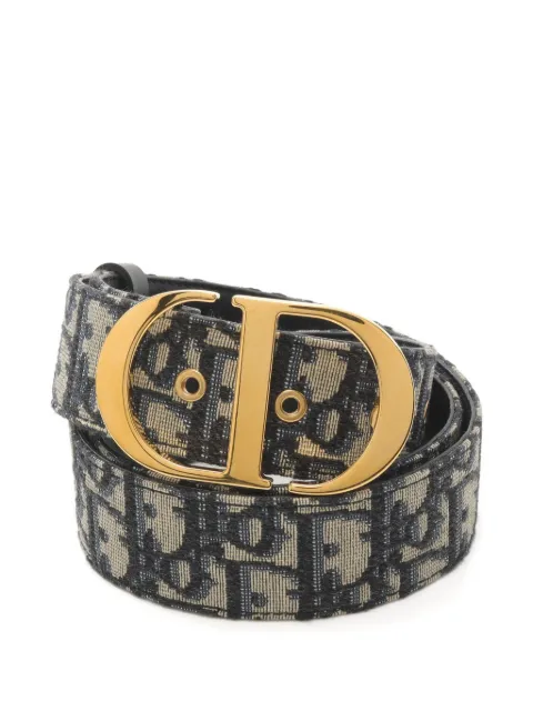 Christian Dior Pre-Owned 2010s jacquard buckle belt