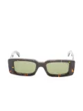 Off-White Pre-Owned 2020s Arthur sunglasses - Brown