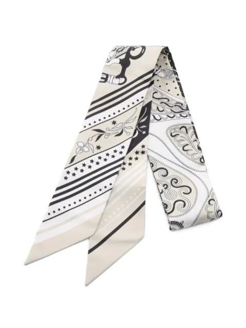 Hermès Pre-Owned 2020s Twilly Festival des Amazones scarf