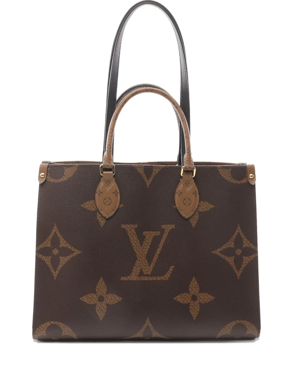 Louis Vuitton Pre-Owned 2021 On-The-Go MM two-way handbag | Brown | Image 1