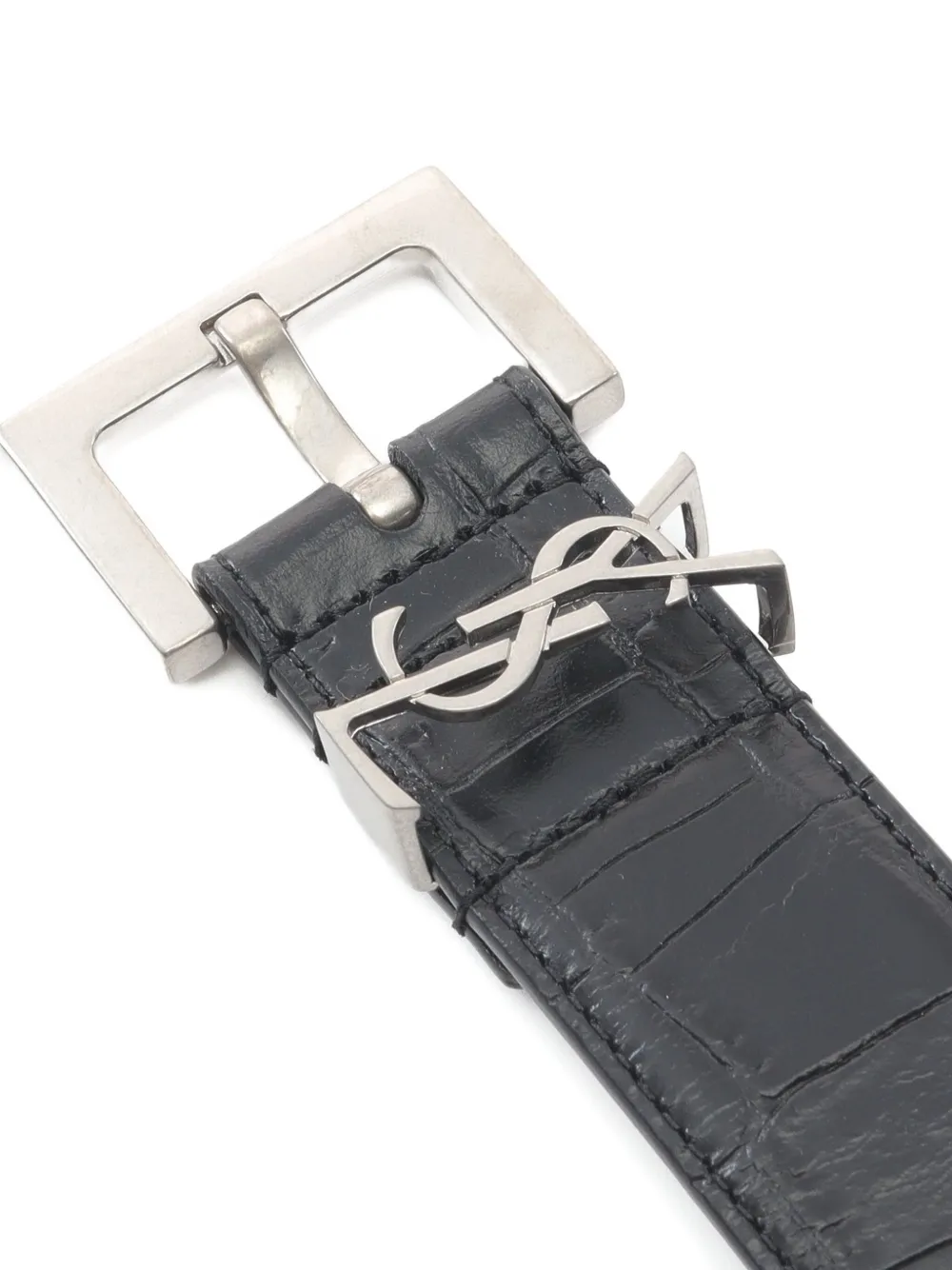 Saint Laurent Pre-Owned 2020s Cassandra leather belt | Herren | Image 2