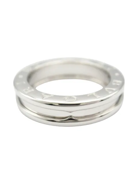 Bvlgari Pre-Owned 2010s 18K white gold B.zero1 ring