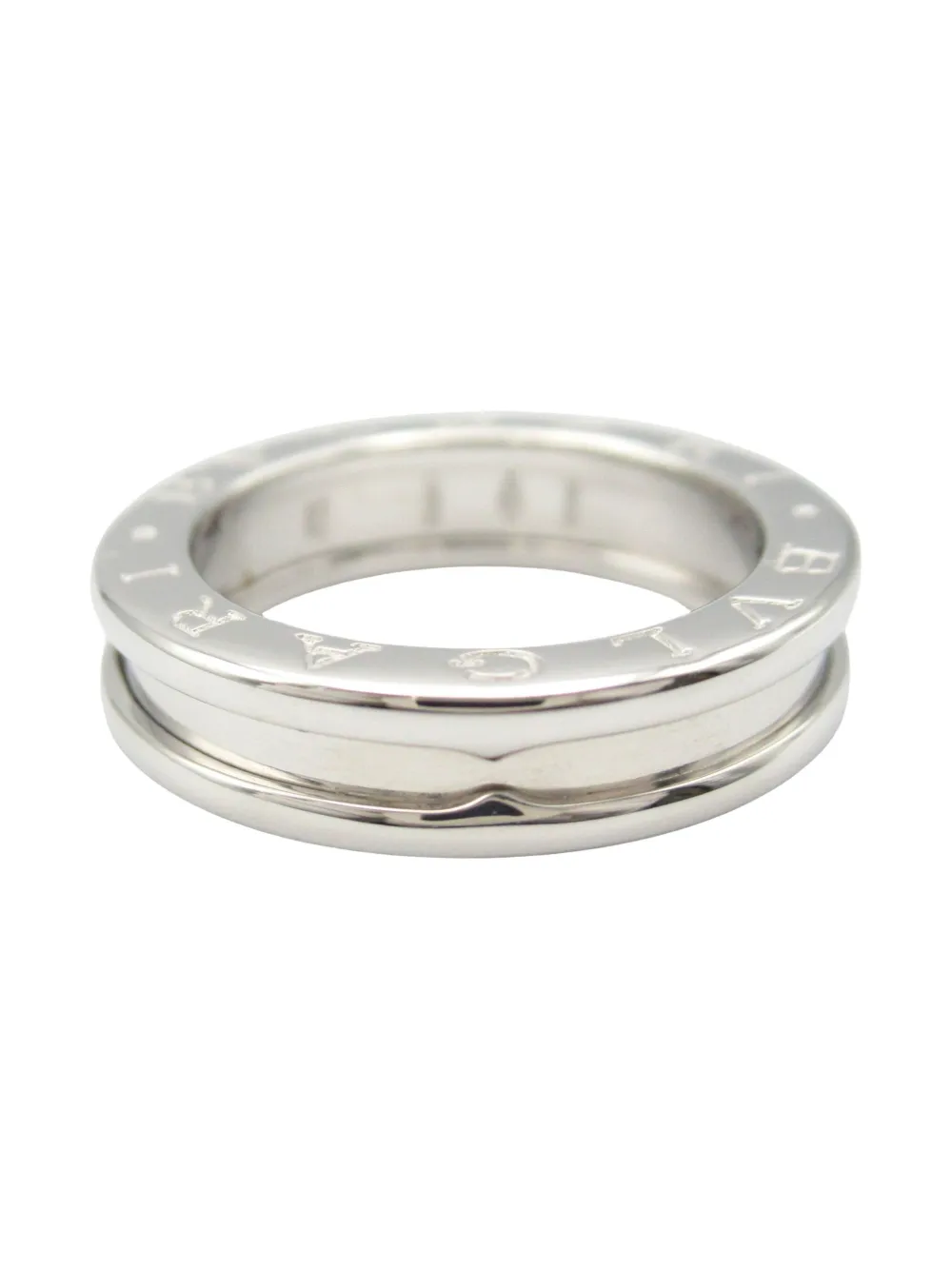 Bvlgari Pre-Owned 2010s 18K white gold B.zero1 ring | Women | Image 2
